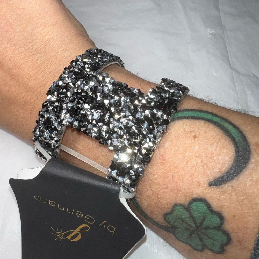 G by Gennaro Chunky Crystal Cuff Bracelet